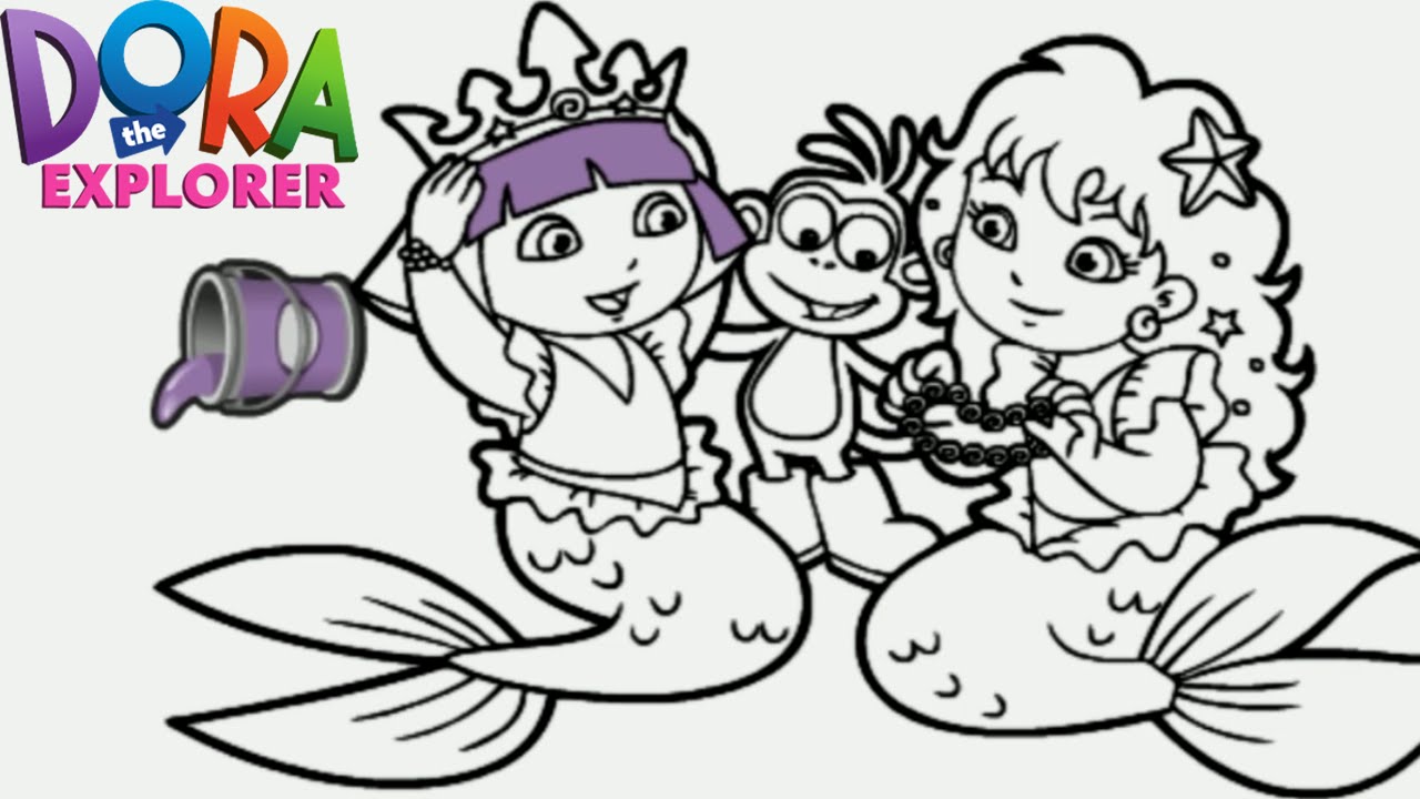Dora the Explorer Mermaid Princess Nick Jr. 