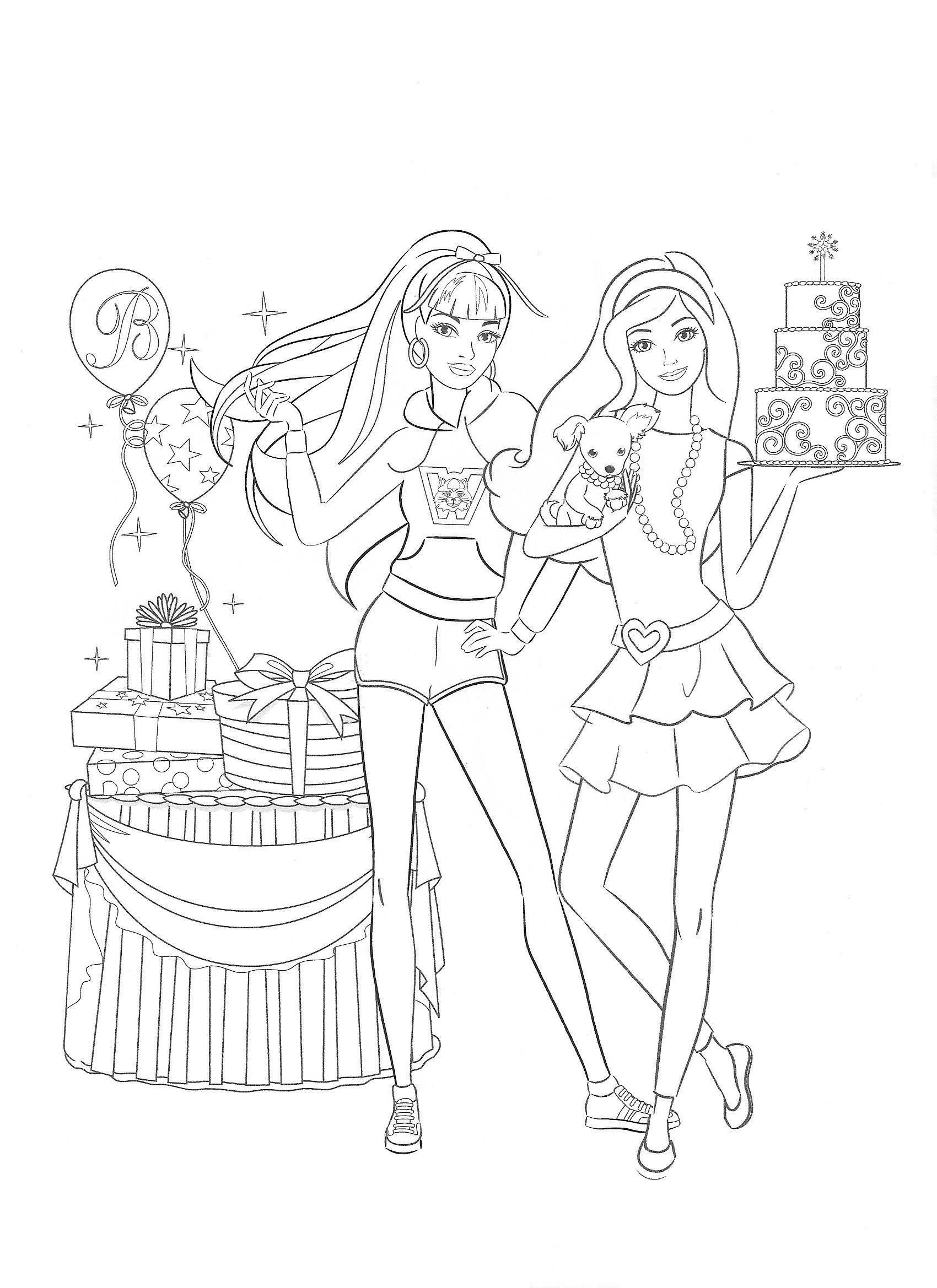 Great Barbie Coloring Pages Printables Best Coloring Book Ideas ...
