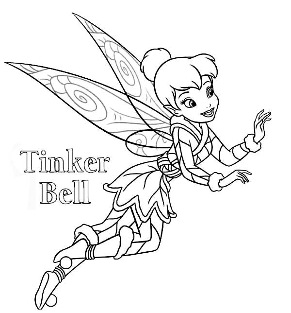 Disney Fairies Tinkerbell Coloring Page: Disney Fairies Tinkerbell ...