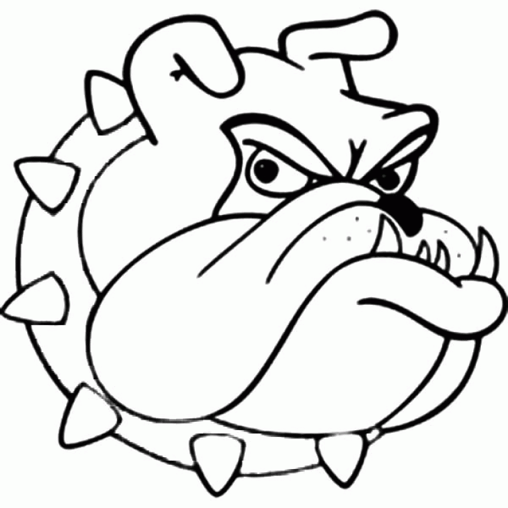 Printable 31 Bulldog Coloring Pages 4654 - Spike The Bulldog From ...