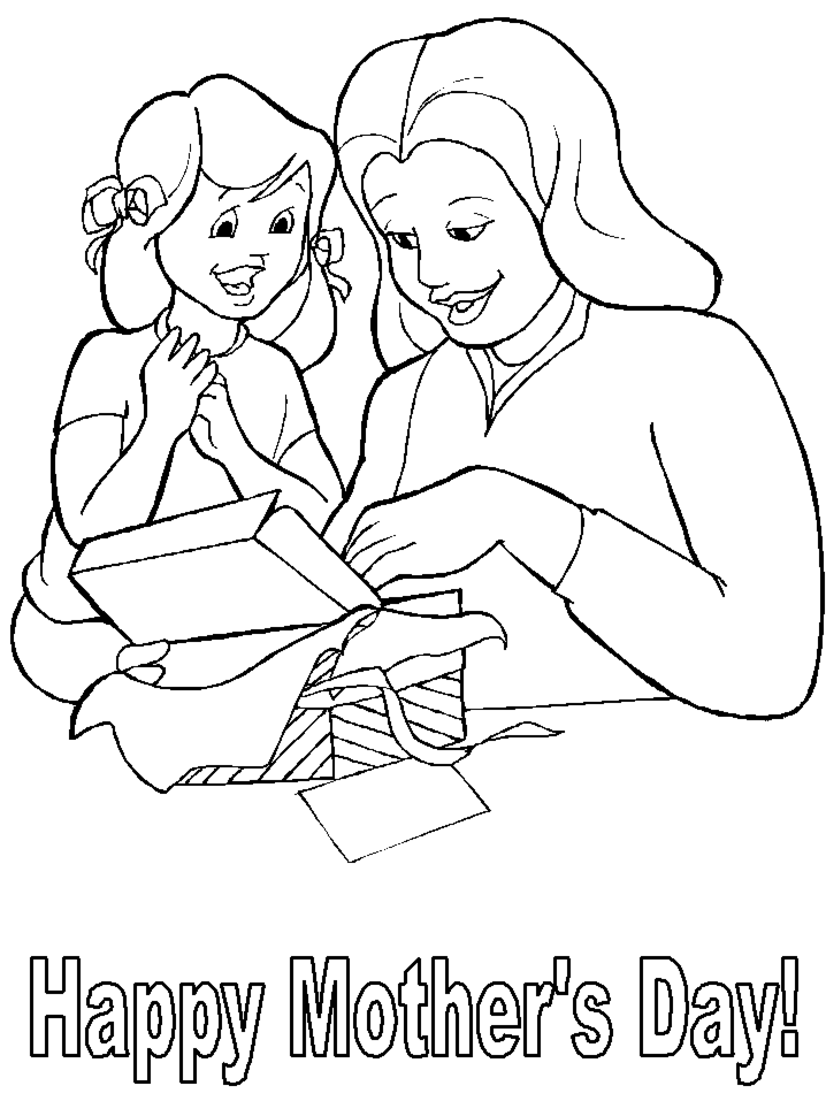 Mothers Day Coloring Pages 3 | Coloring Pages To Print