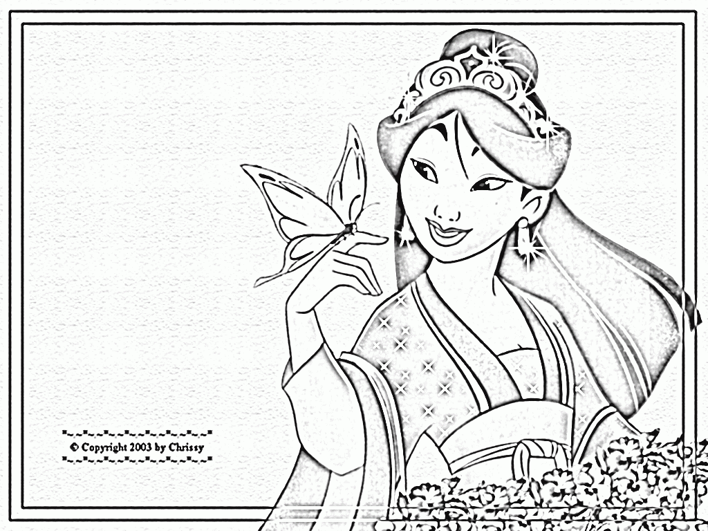 Download Mulan Coloring Pages Related Keywords & Suggestions ...