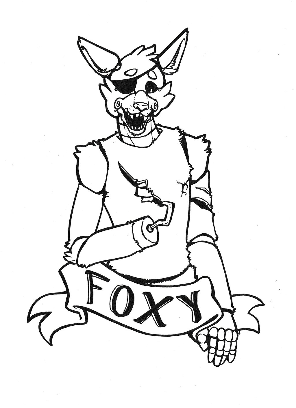 Foxy Coloring Pages - Coloring Home