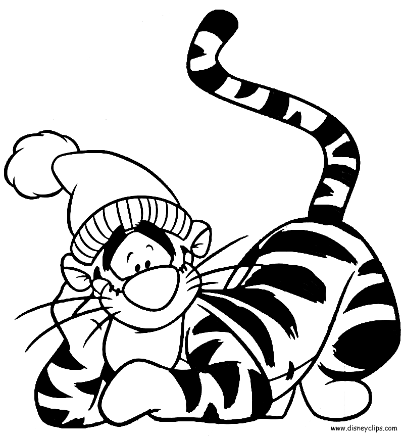 Disney Winter Coloring Pages - GetColoringPages.com