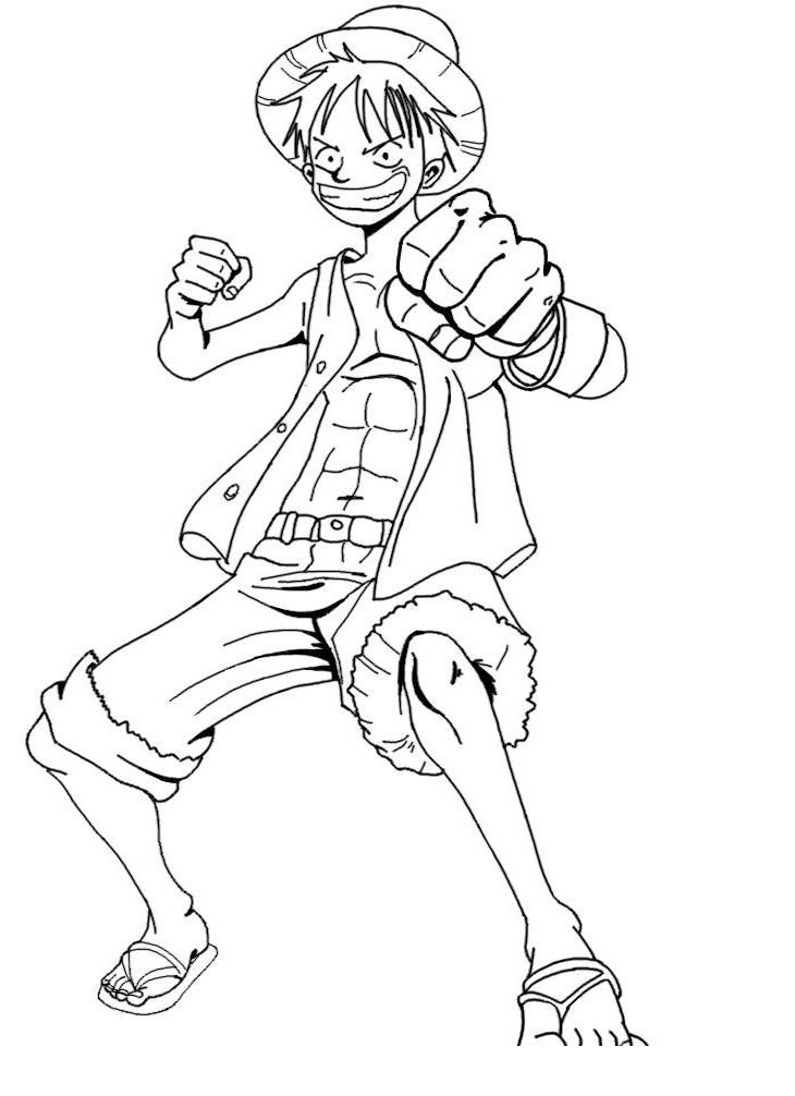 Luffy Gear 4 Coloring Pages