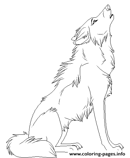 Print Cartoon Animal Howling Wolf See9b Coloring Pages | Wolf Colors,  Animal Drawings, Anime Wolf - Coloring Home
