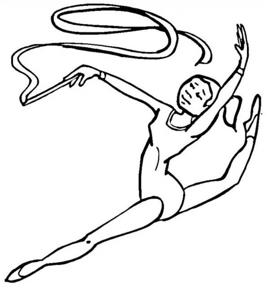 Featured image of post Gymnastics Coloring Pages Free