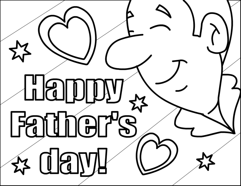 Father's Day Coloring Pages | Bumblebees R Us