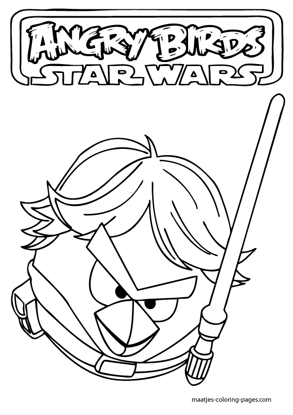 And She Games...: Angry Birds Coloring Page