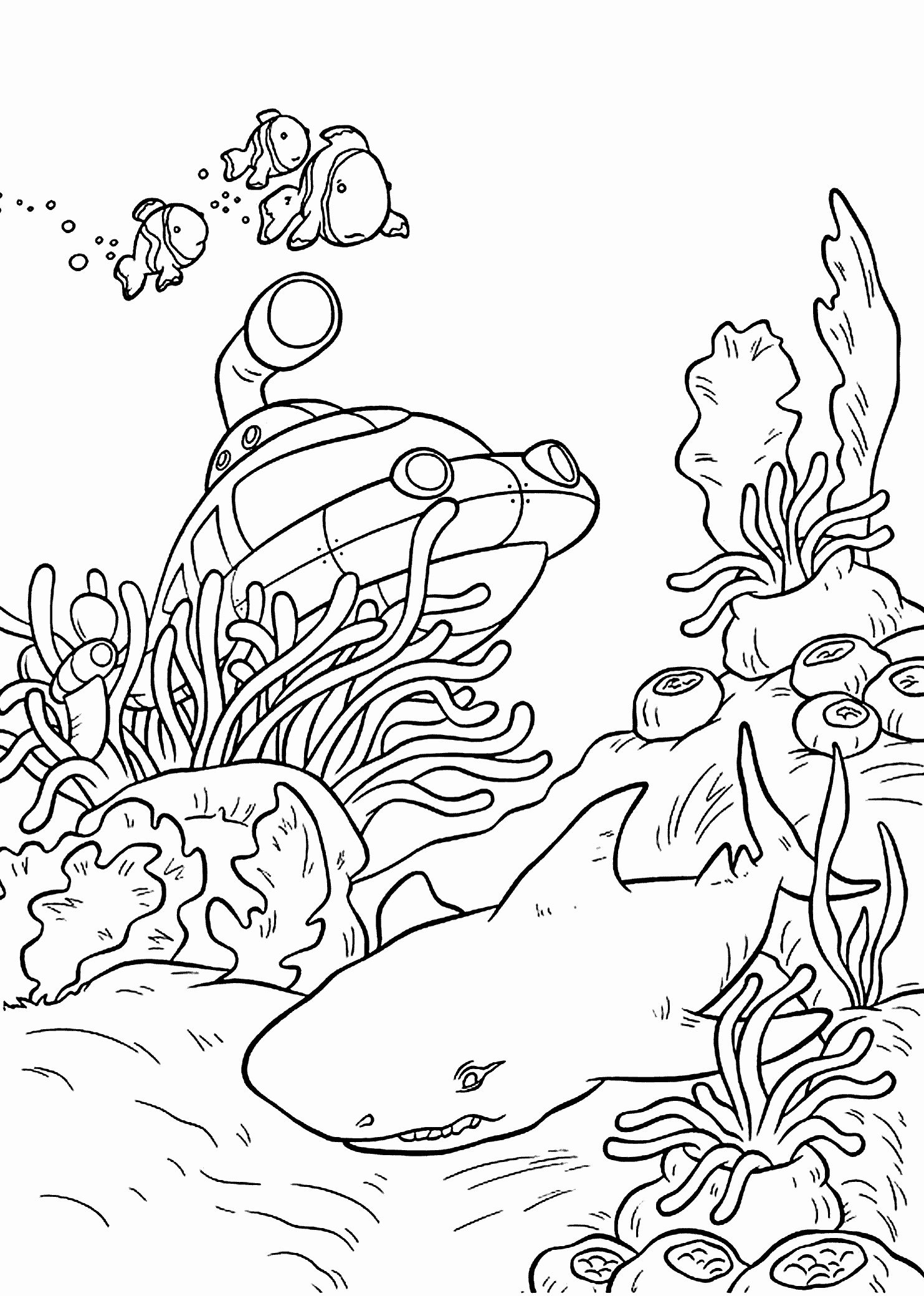 coloring book ~ Oceanfe Preschool Lesson Plans Underwater Coloring ...