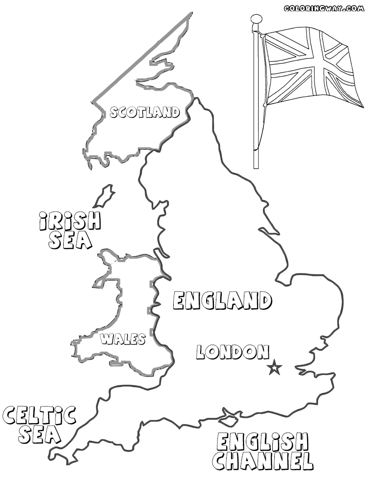 England coloring pages | Coloring pages to download and print