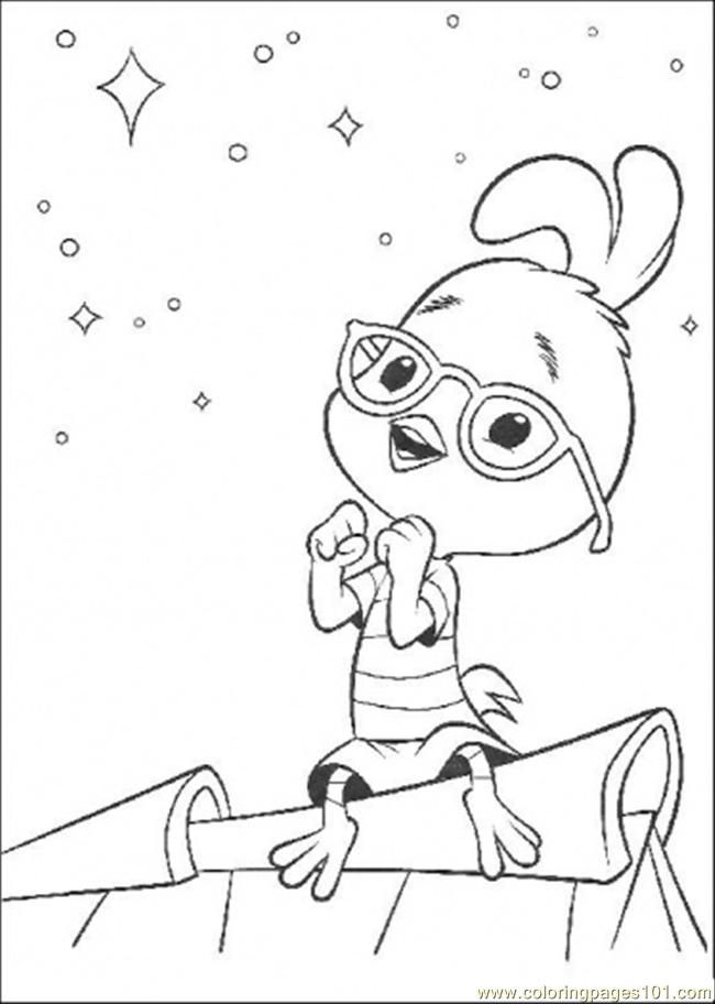 Coloring Pages Stary Stary Night (Cartoons > Chicken Little 
