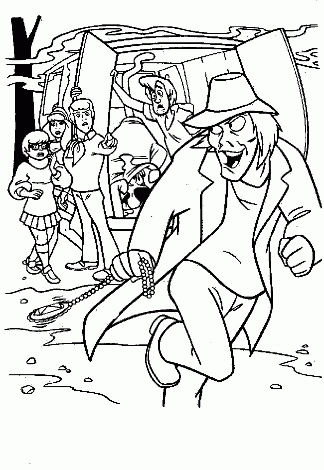 coloring pages mystery