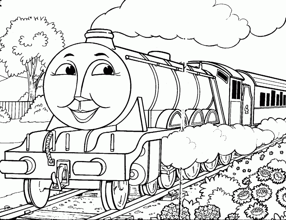 Thomas And Friends Coloring Sheets Childrens Activities Train 