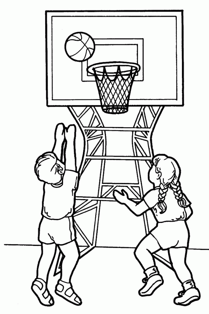 Basketball Coloring Pages - Coloring For KidsColoring For Kids