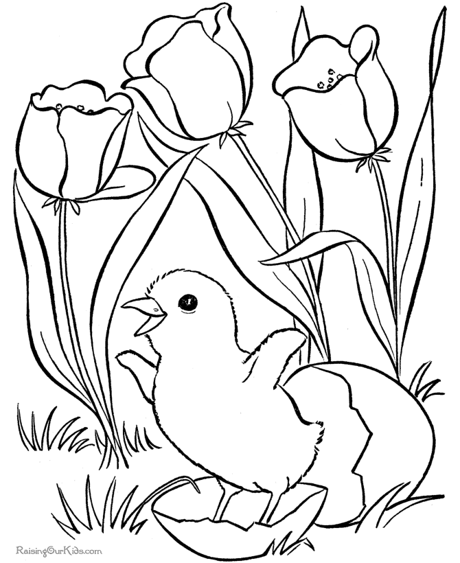 Easter Pictures Coloring Pages | Free coloring pages