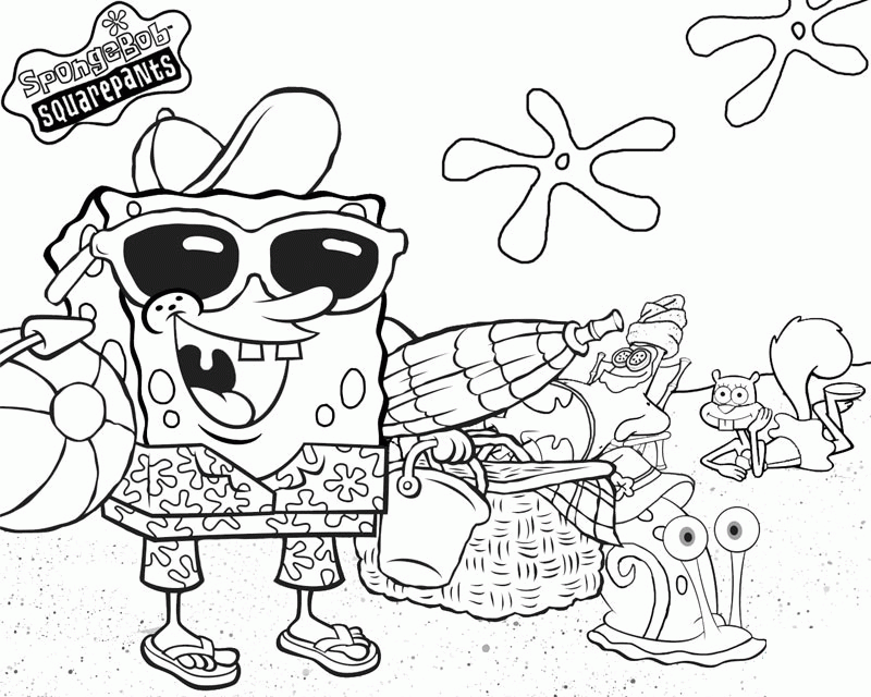 Printable Spongebob Coloring Pages - Free Coloring Pages For 
