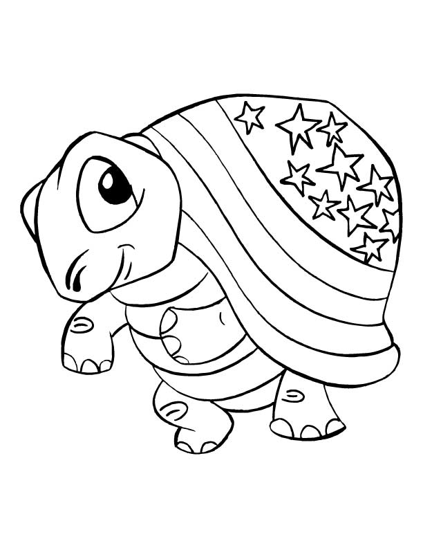 the tortoise Colouring Pages (page 3)