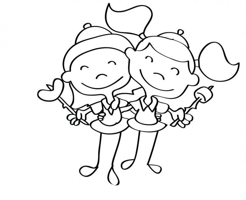 Girl Scout Coloring Pages For Brownies - Kids Colouring Pages