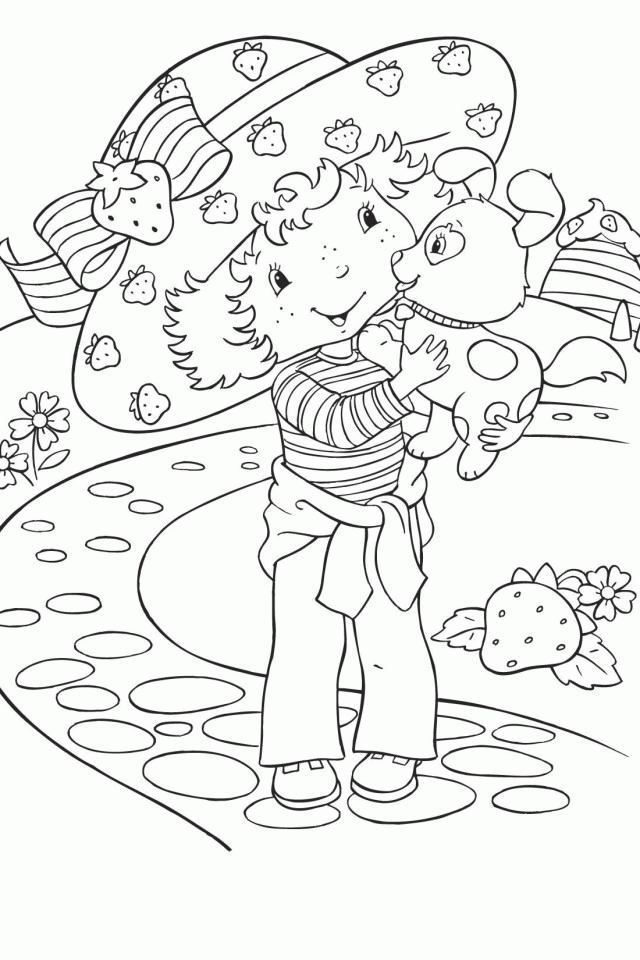 Coloring Pages Strawberry Shortcake And Friends | download free 