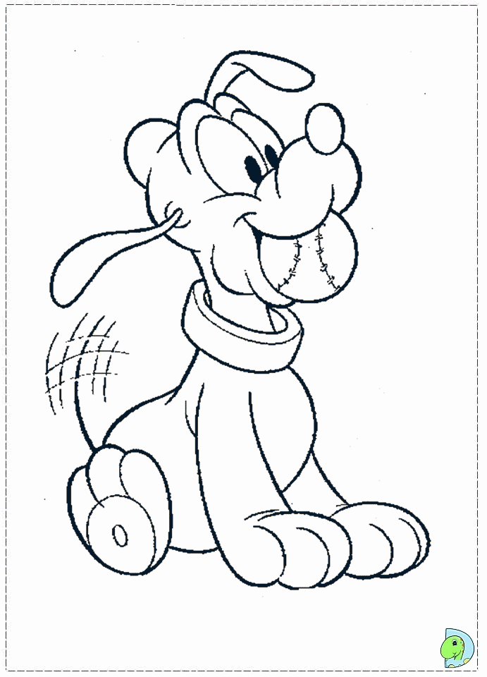 Baby Pluto Coloring Pages Coloring Home