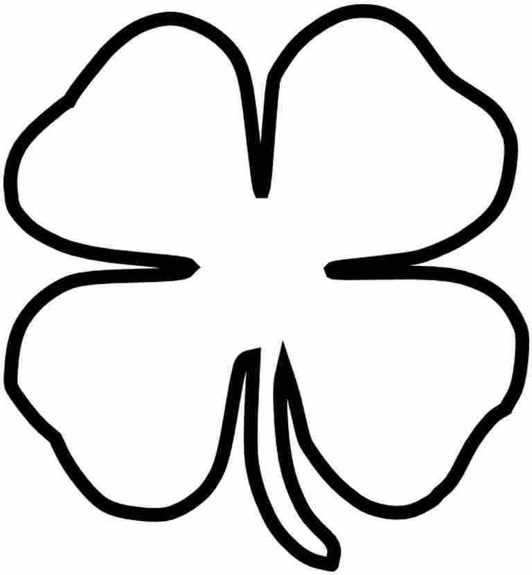 Printable Free Saint Patrick Shamrocks Coloring Pages For Little 