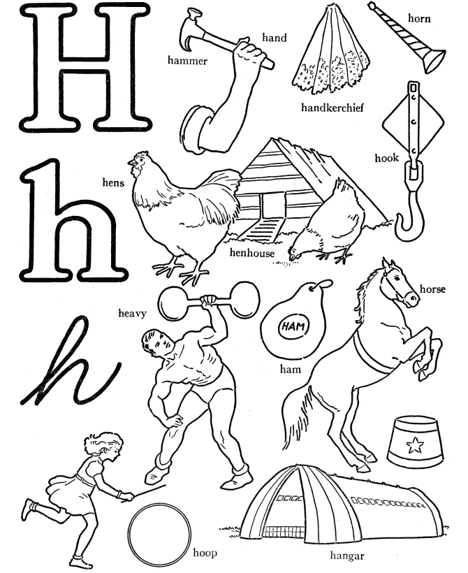 Alphabet Coloring Pages For Toddlers | Free coloring pages