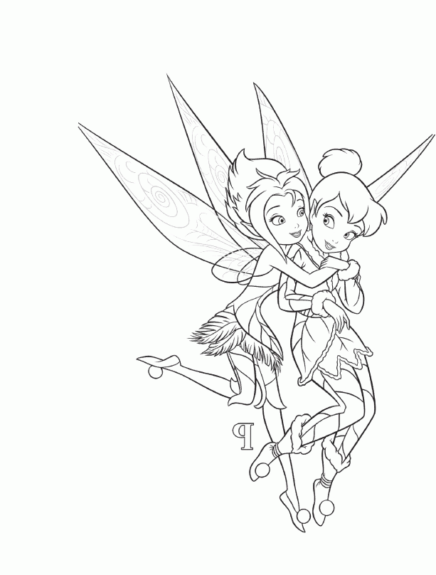Download Tinkerbell And Periwinkle Coloring Page Or Print Tinker 