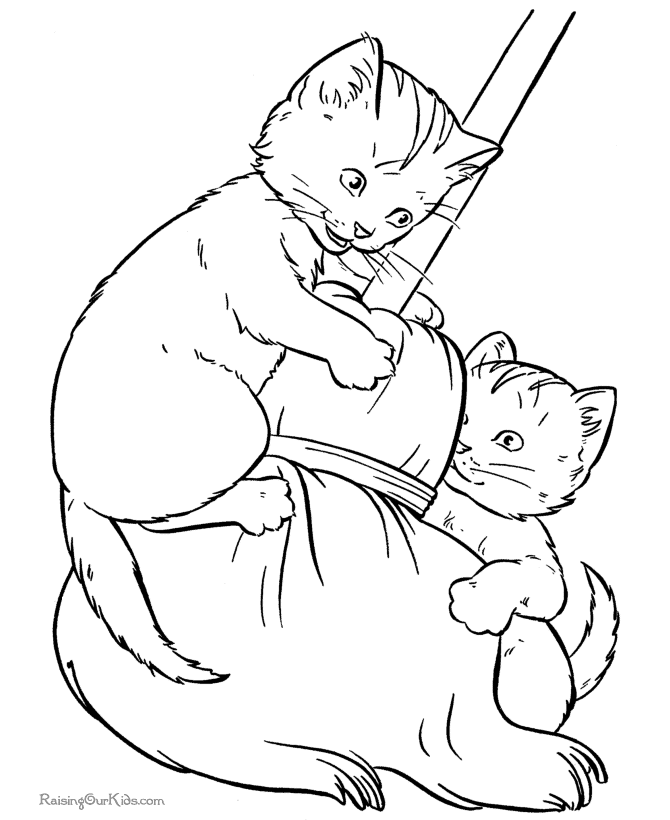Free Printable Cats Coloring Pages And Sheets Can Be Found In The 