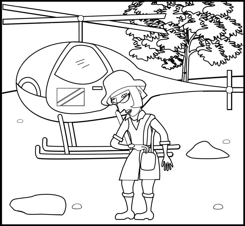 careers Colouring Pages (page 3)