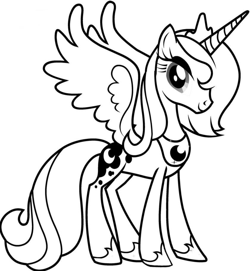 My Little Pony Coloring Pages for Kids- Free Coloring Sheets