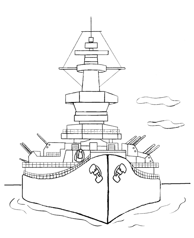 Battleship Coloring Pages 397 | Free Printable Coloring Pages