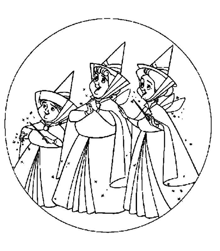 Coloring pages the sleeping beauty - picture 8