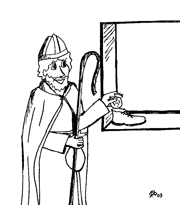 Coloring Saints | Free pictures of Saints for Kids to color!
