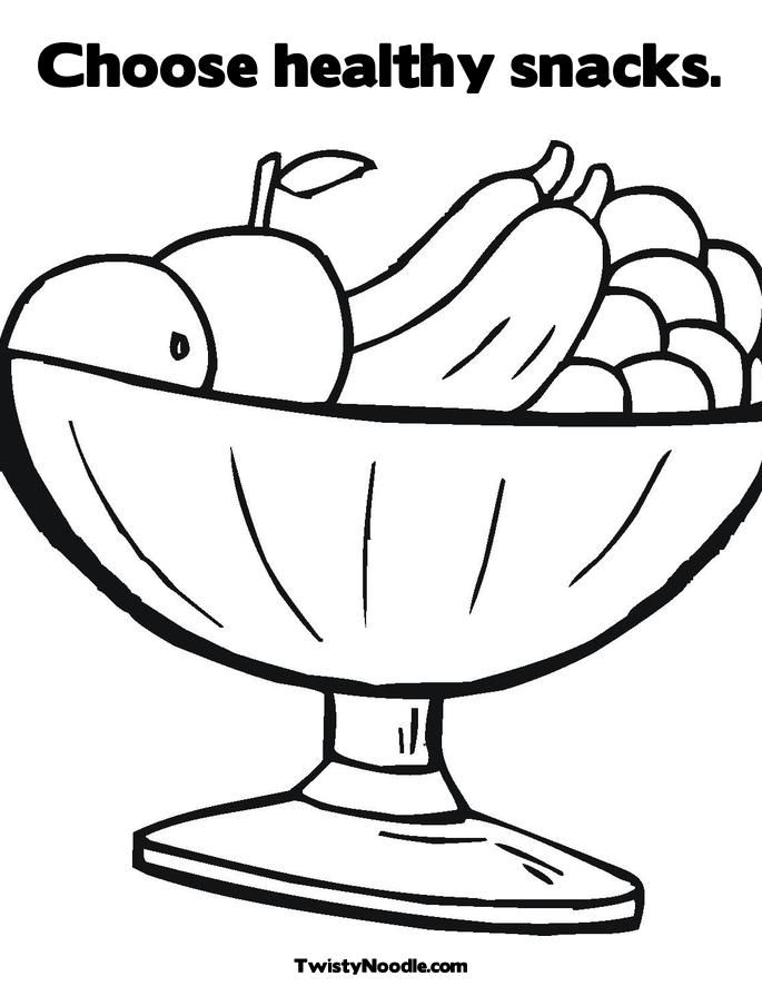 4 Best Images of Healthy Snacks Coloring Pages Printables ...