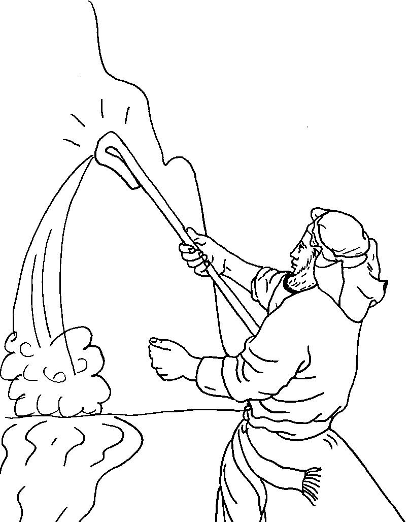 Moses and the Exodus Coloring Pages