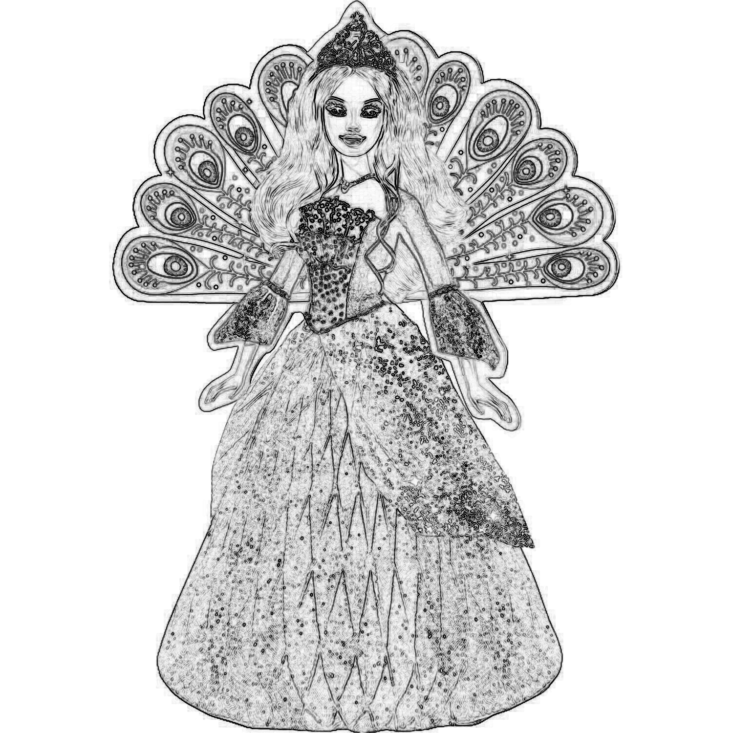 Barbie As The Island Princess Coloring Page