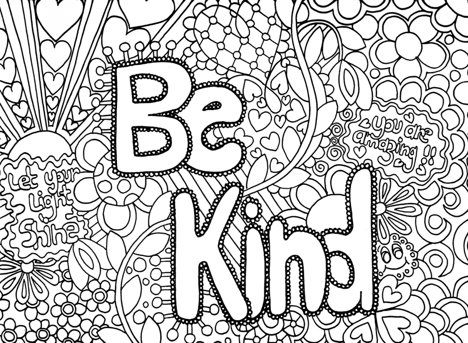 Cute For Teenagers - Coloring Pages for Kids and for Adults