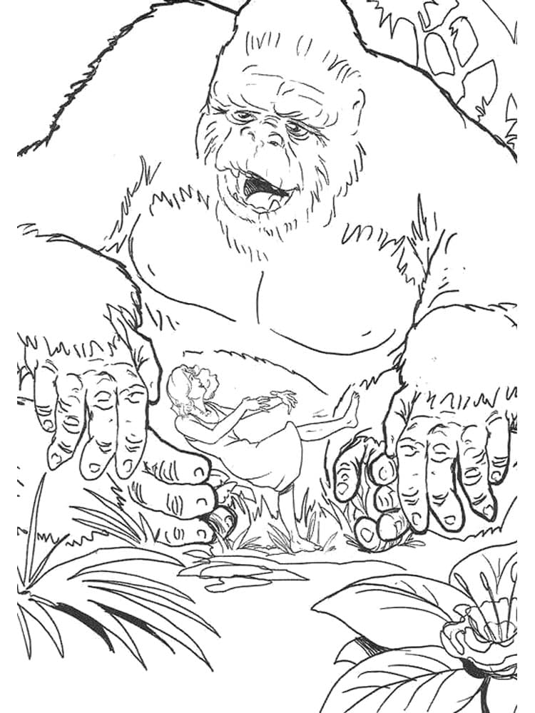 King Kong Coloring Pages | Print and Color