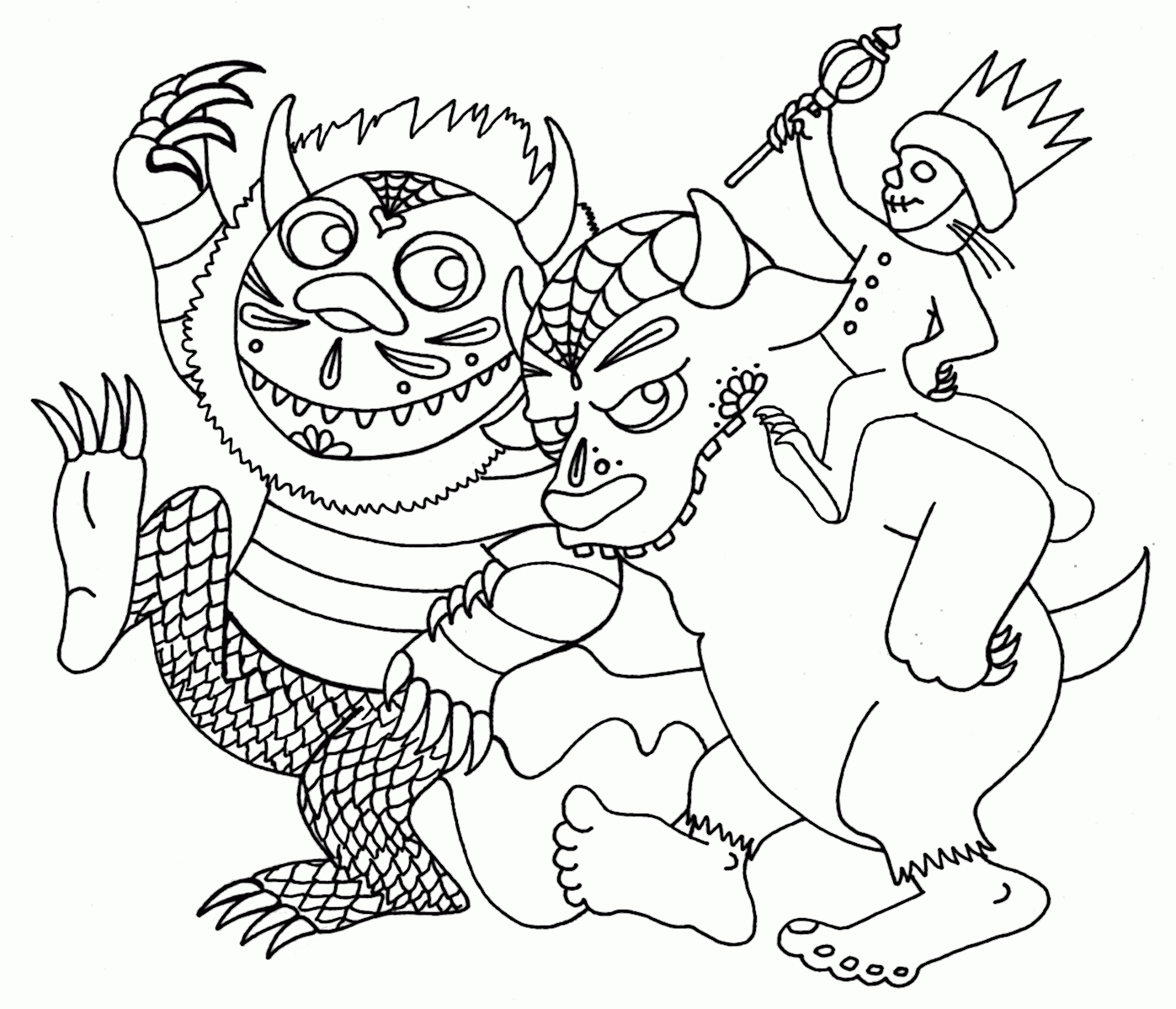 Level Where The Wild Things Are Coloring Pages Az Coloring Pages ...