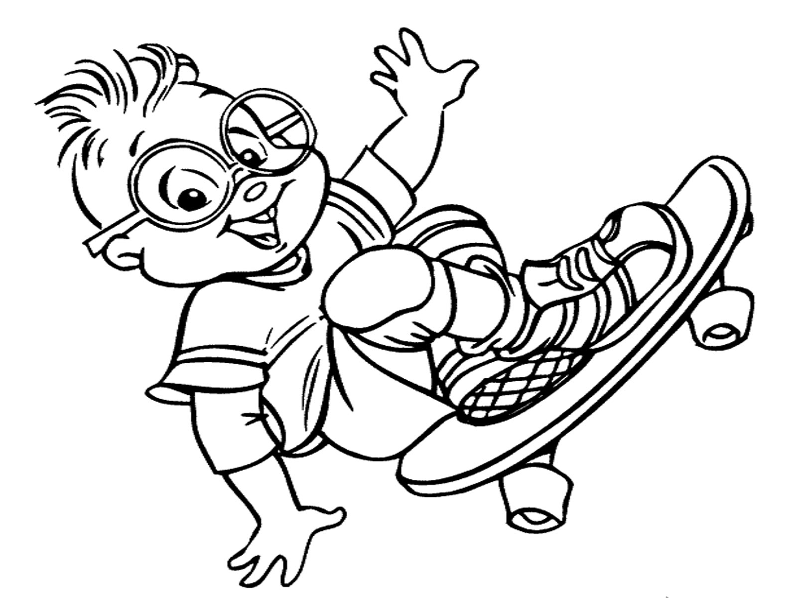 All Alvin Chipmunks Printable Coloring Pages - Colorine.net | #17225