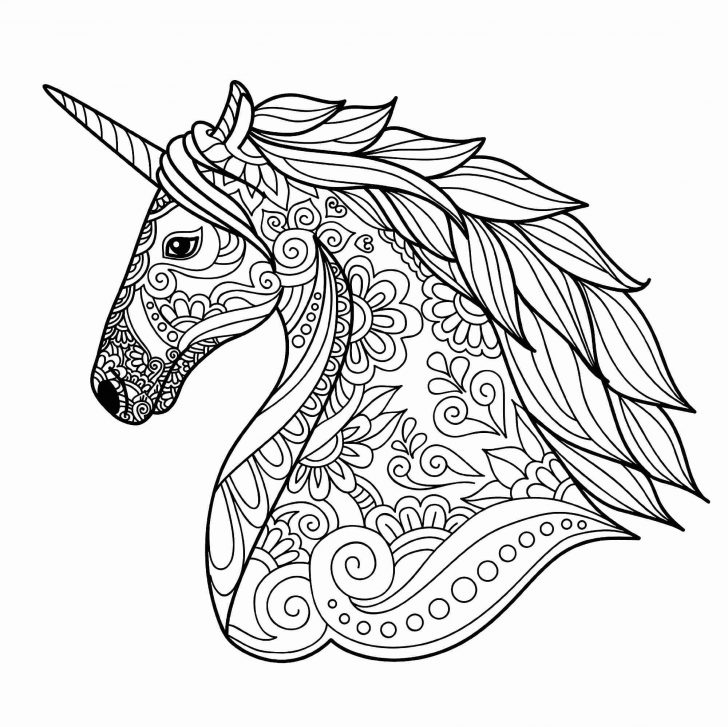 Coloring Pages Unicorns Pictures - Whitesbelfast.com
