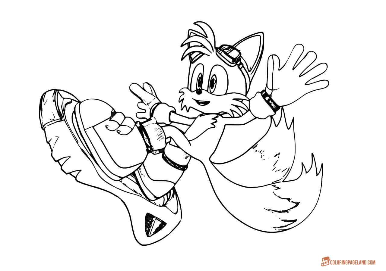 Sonic Games Coloring Pages - Download and Print for Free