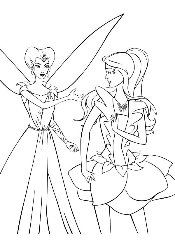 Barbie Fairytopia Coloring Pages Free | Cooloring.com