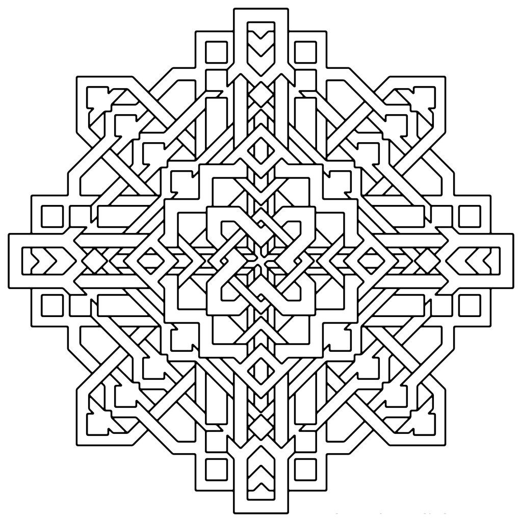 19 Free Pictures for: Free Geometric Coloring Pages. Temoon.us