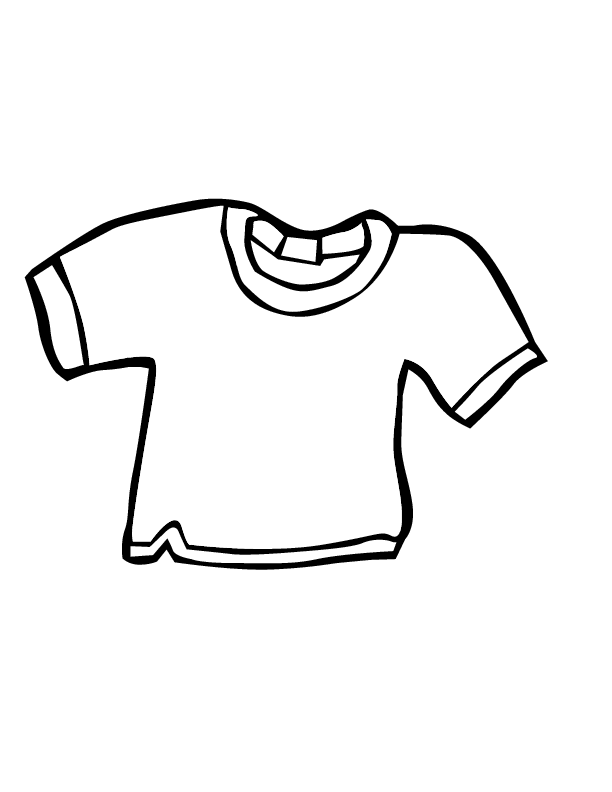 Coloring Pages Tee Shirt Coloring Pages