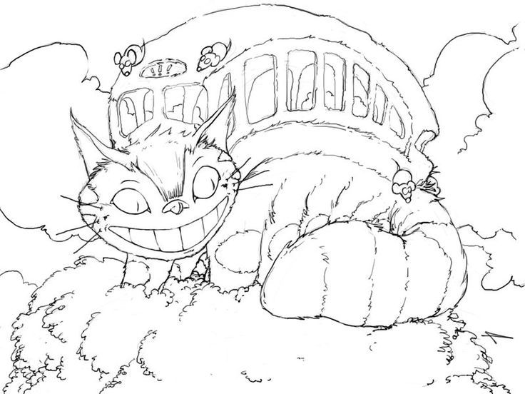 Totoro Coloring Book | Free Coloring Pages on Masivy World
