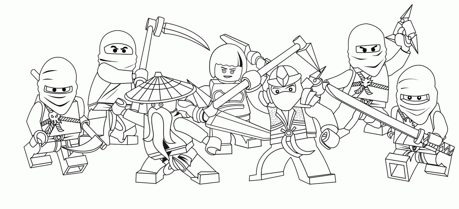 Lego Ninjago Ninja Coloring Pages - High Quality Coloring Pages