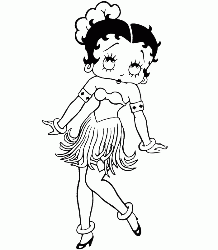 Free Printable Coloring Pages Betty Boop - Coloring Home