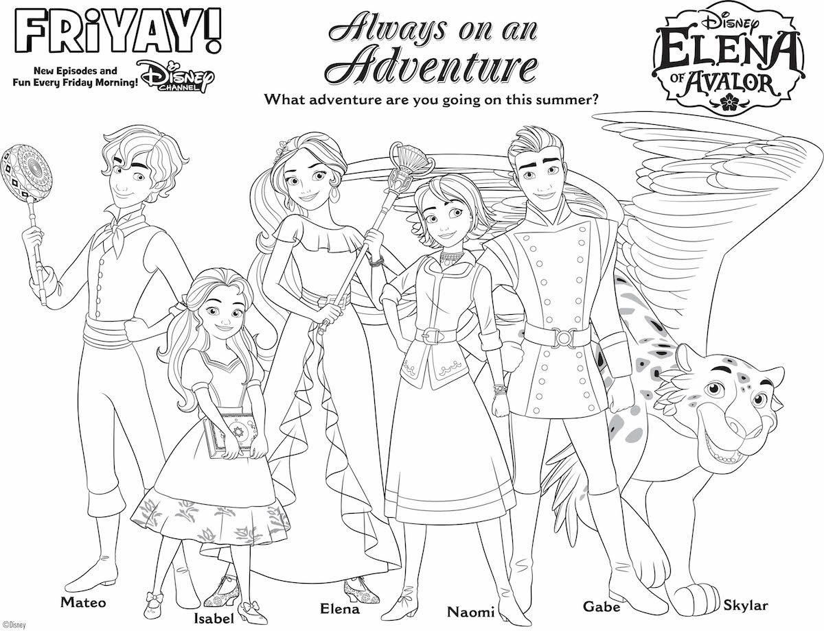 Elena Of Avalor Coloring Pages   Coloring Home